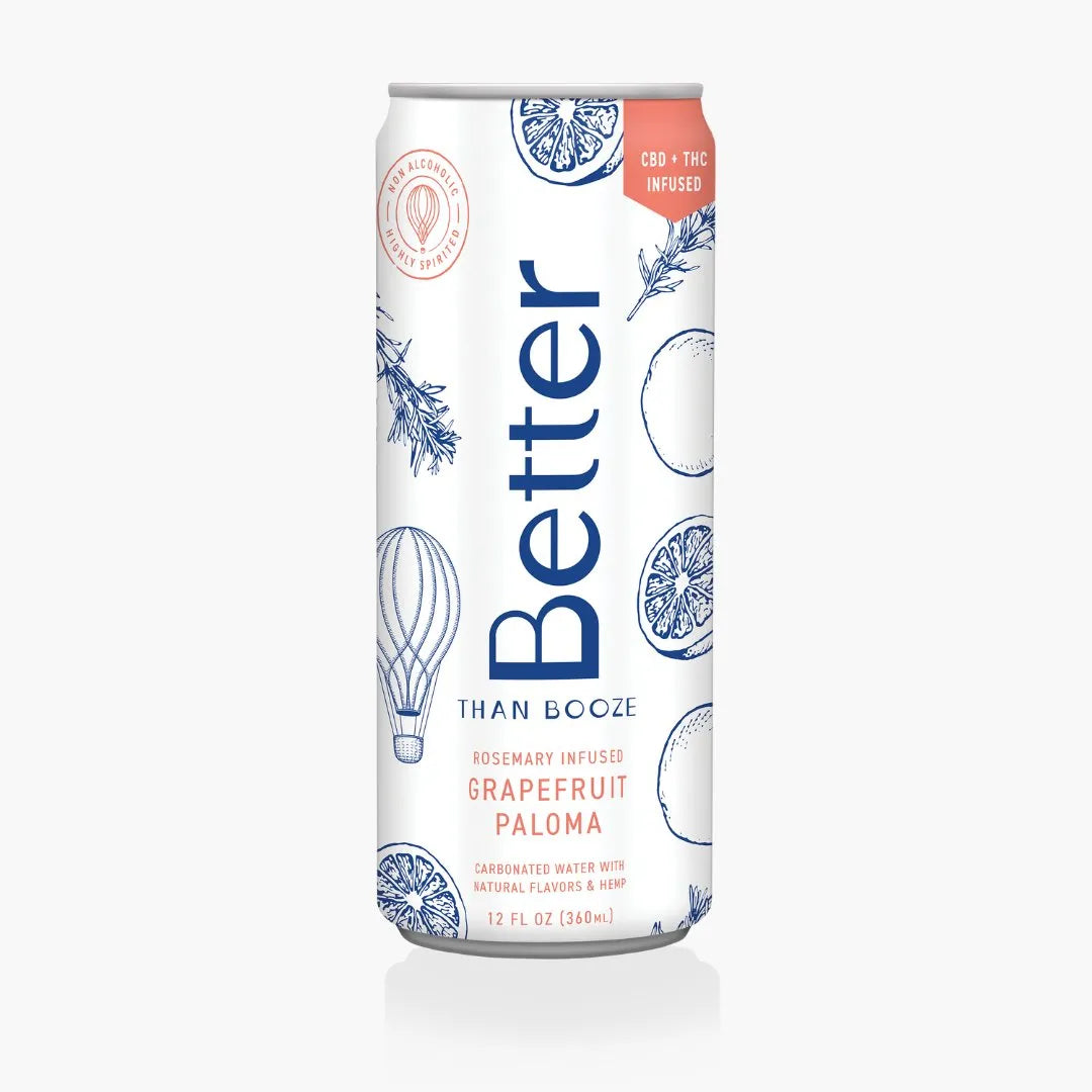 Better Than Booze 2MG THC + 6MG CBD Rosemary Grapefruit Paloma