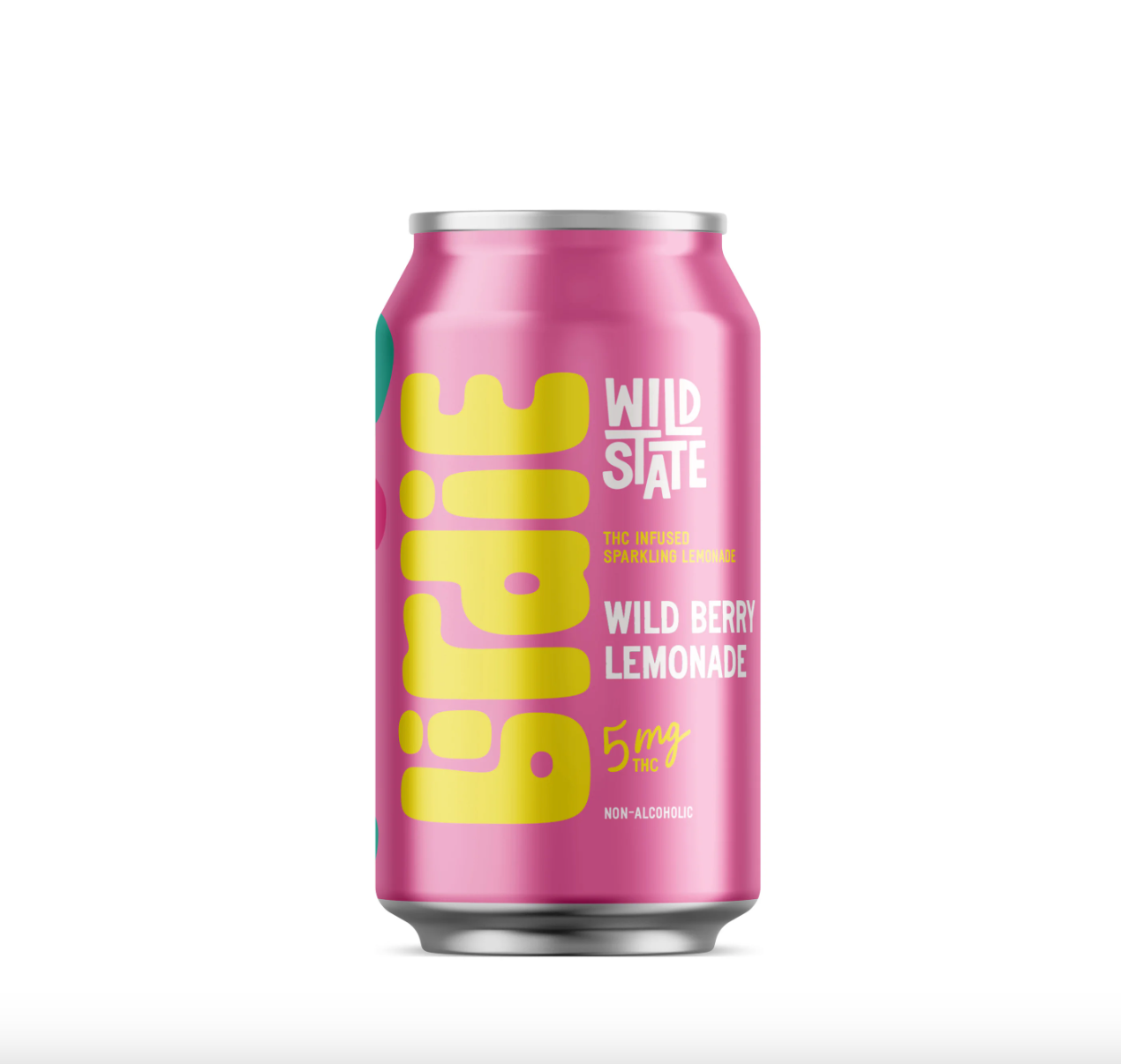 Birdie 5mg THC-infused Sparkling Lemonade | Wild Berry