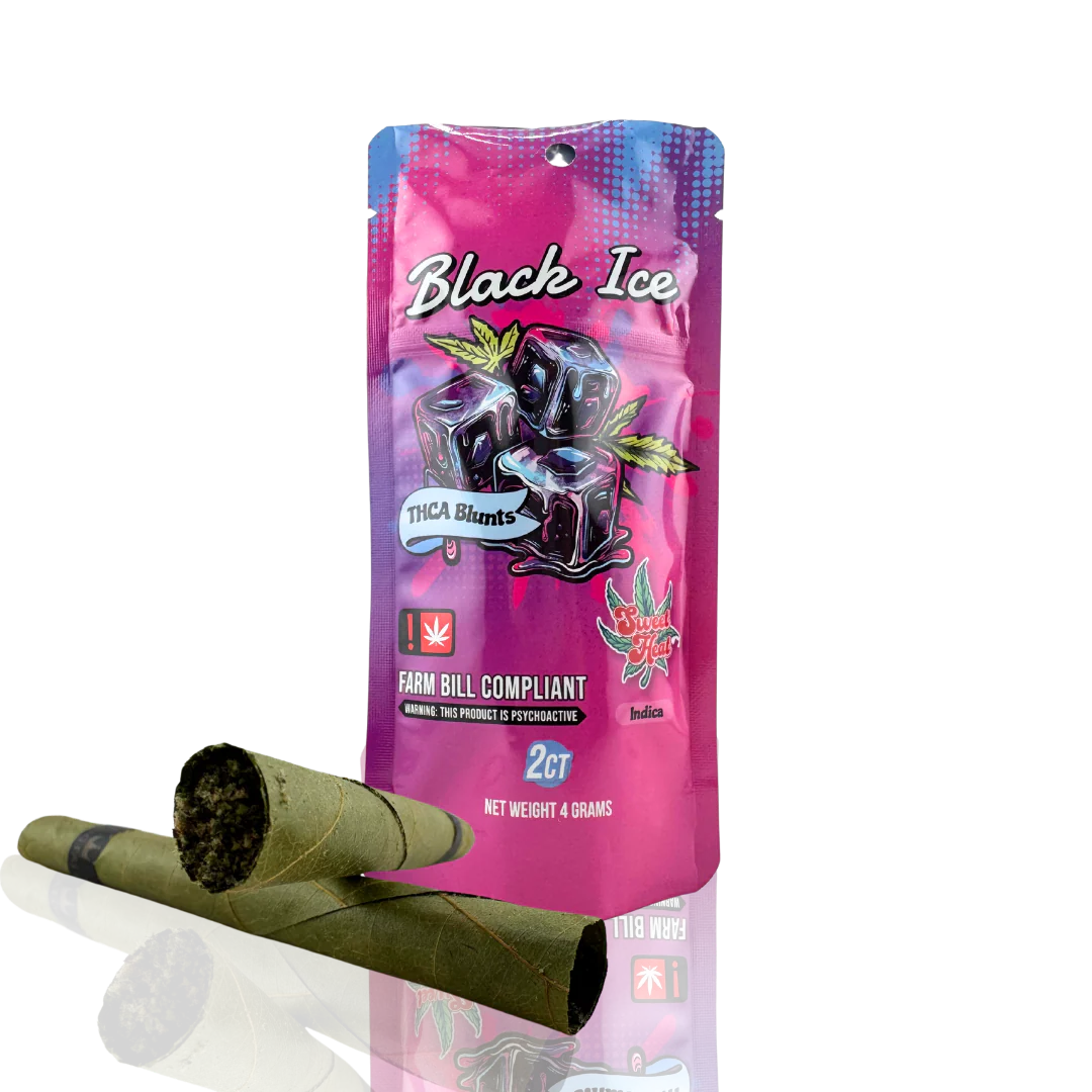 Sweet Heat Indica Pre-rolls | Black Ice Blunts (2 ct)