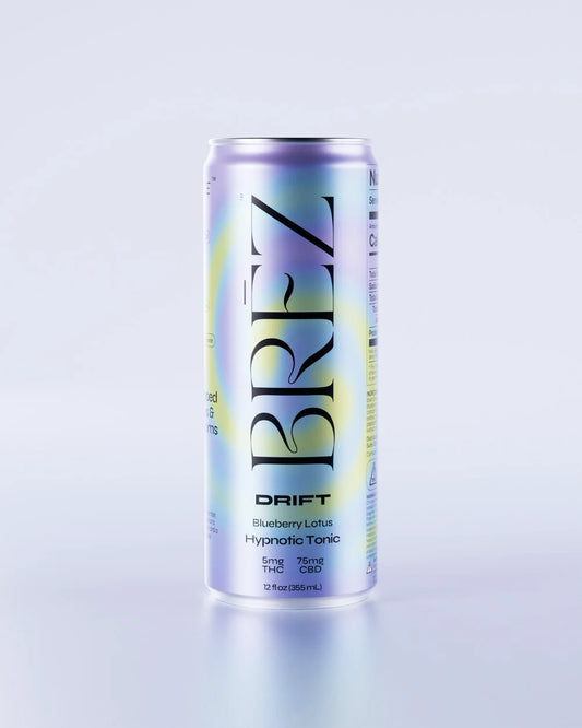 BRĒZ Drift 5mg THC 75mg CBD Drink