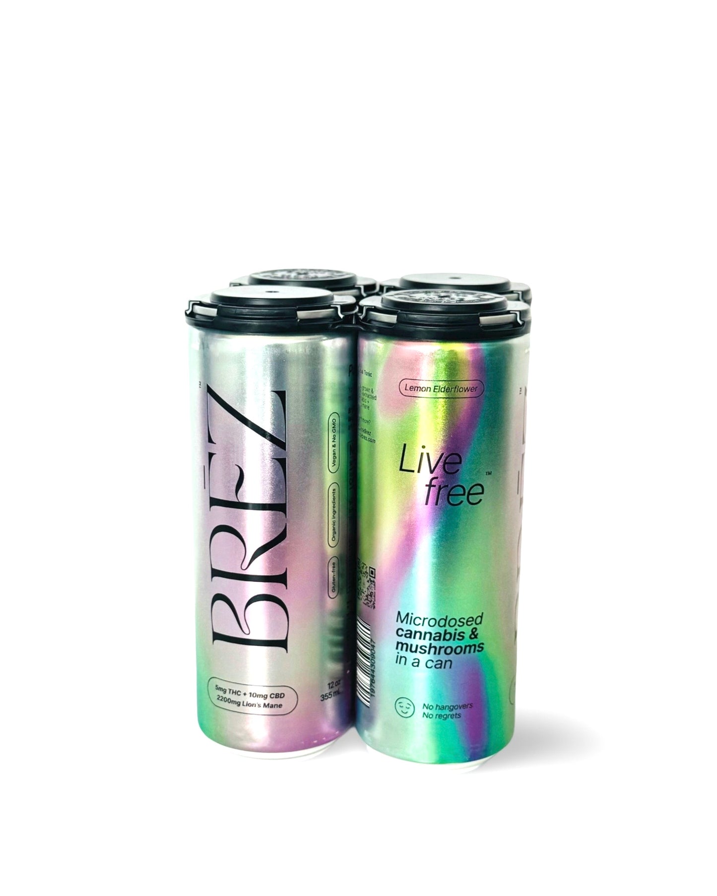 BRĒZ 微量大麻和蘑菇饮料（12 盎司）
