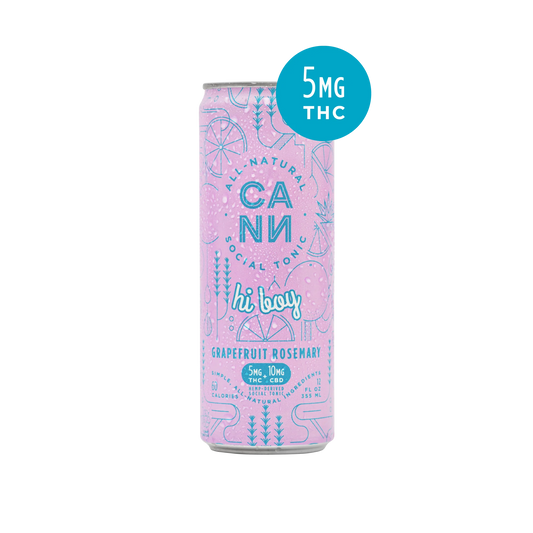 CANN Hi Boy Cannabis Infused Social Tonic | Grapefruit Rosemary