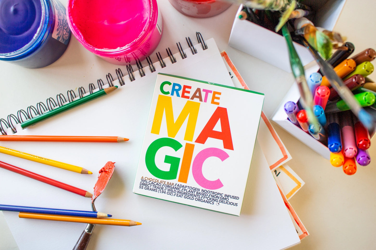 Eat Gold Organics Chocolate Bar | Create Magic