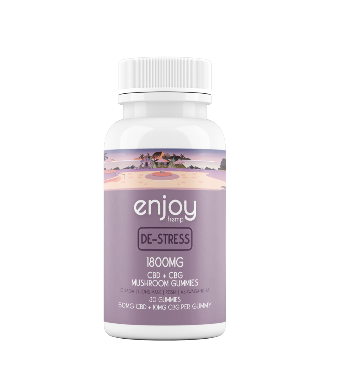 Enjoy Hemp CBD CBG De-Stress Gummies (1800mg)