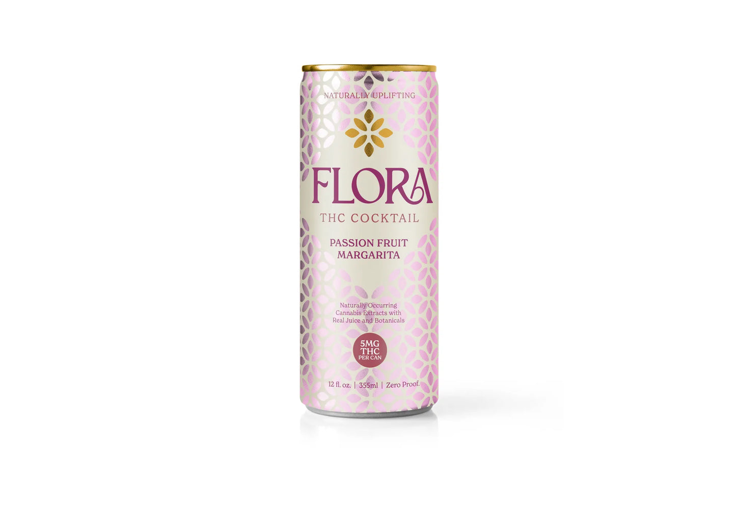 Flora 5mg D9 THC Cocktail | Passion Fruit "Margarita"