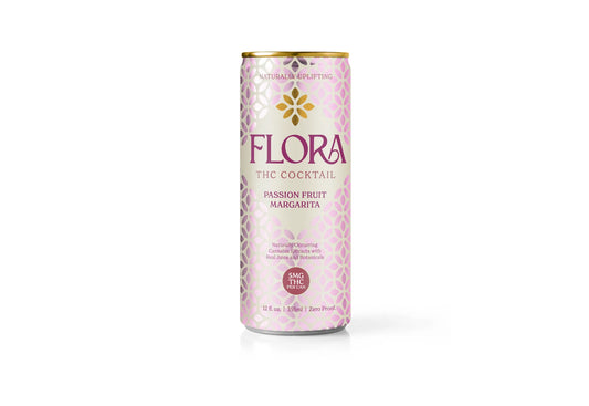 Flora 5mg D9 THC Cocktail | Passion Fruit "Margarita"