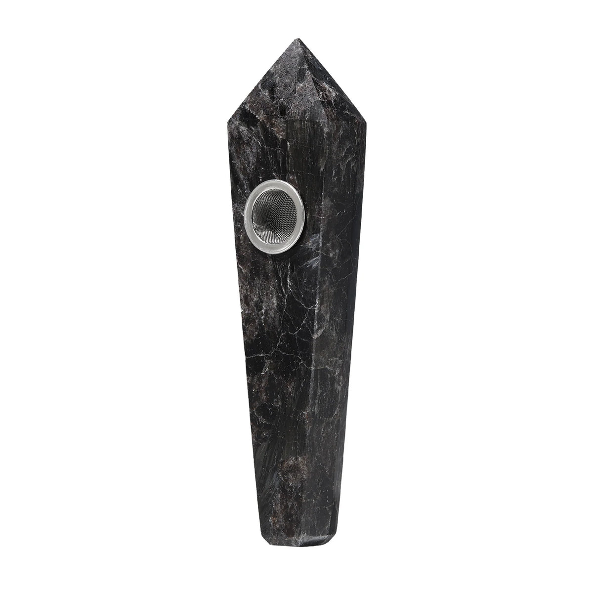Astral Project Gemstone Jewel Pipe | Astrophyllite