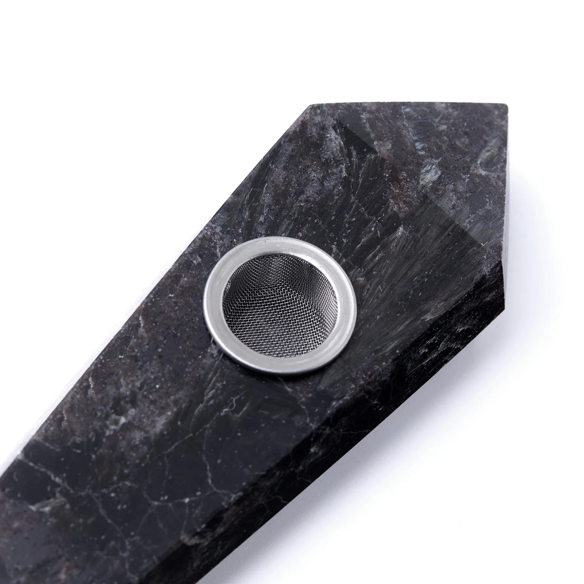 Astral Project Gemstone Jewel Pipe | Astrophyllite