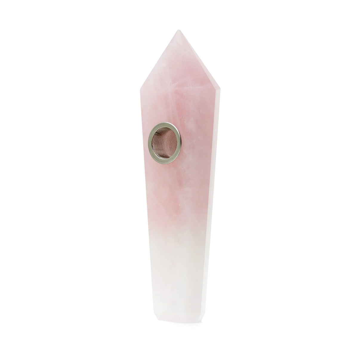Astral Project Gemstone Jewel Pipe | Rose Quartz