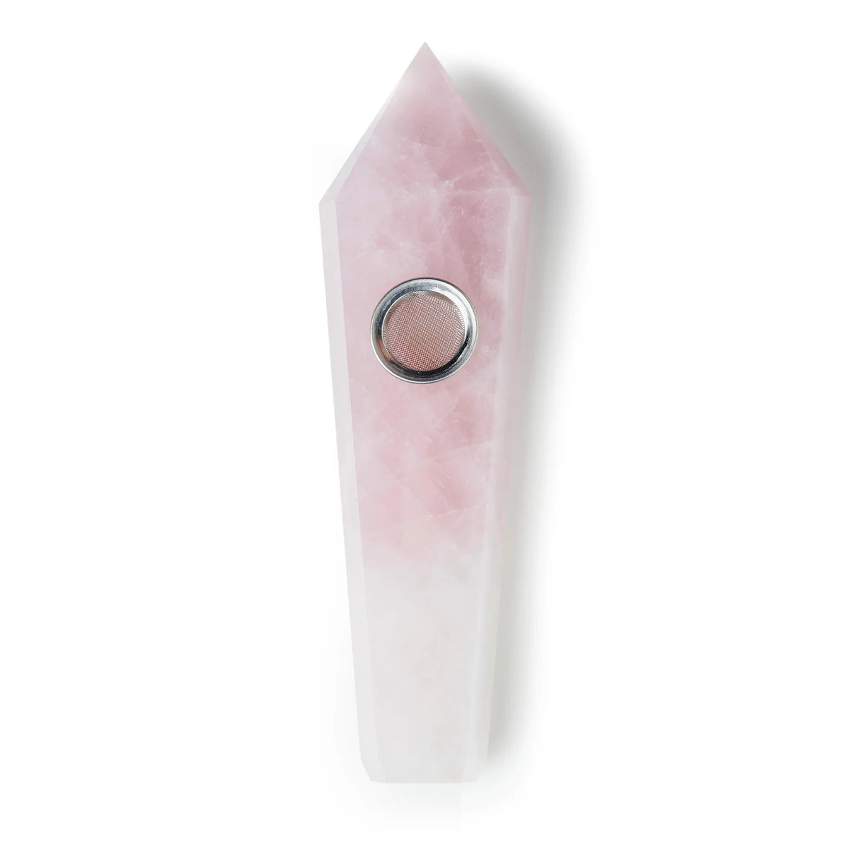 Astral Project Gemstone Jewel Pipe | Rose Quartz