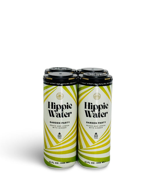 Hippie Water Delta 9 THC Seltzer | Garden Party (4-pk)