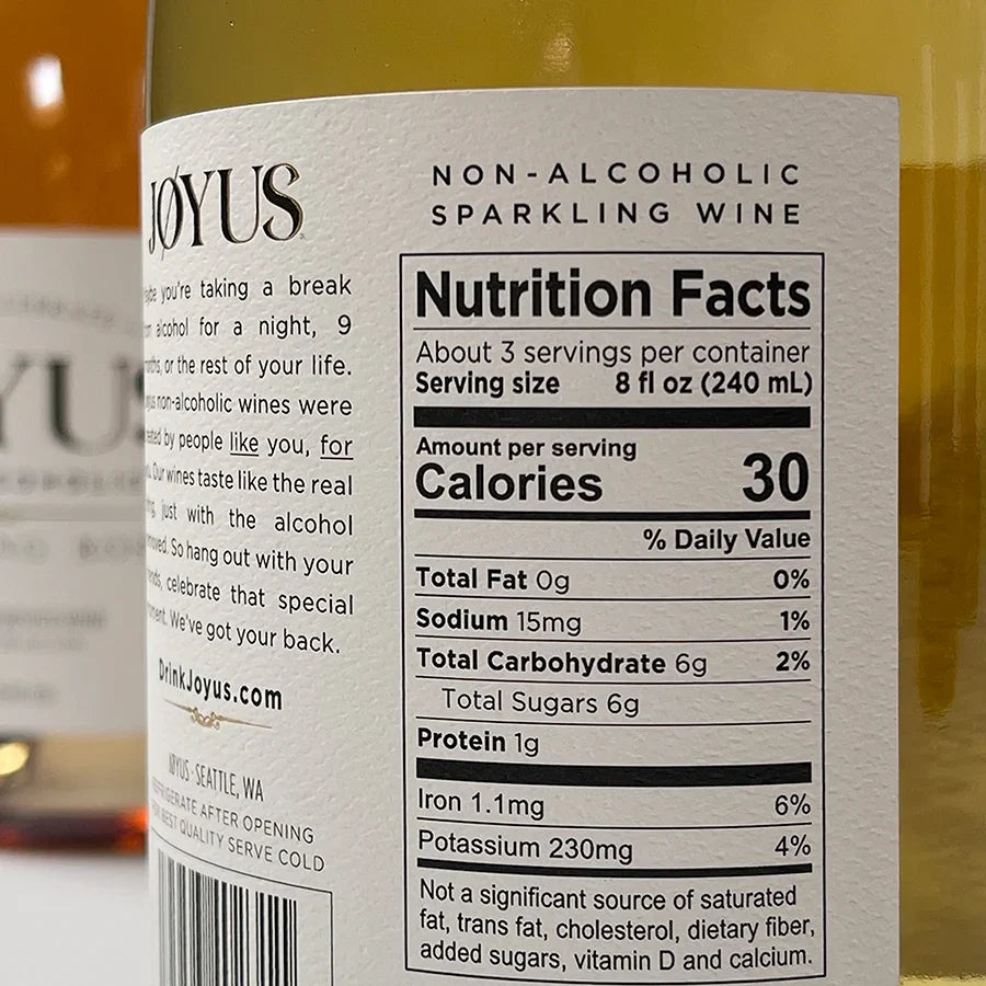 Jøyus Non-Alcoholic Sparkling White Wine