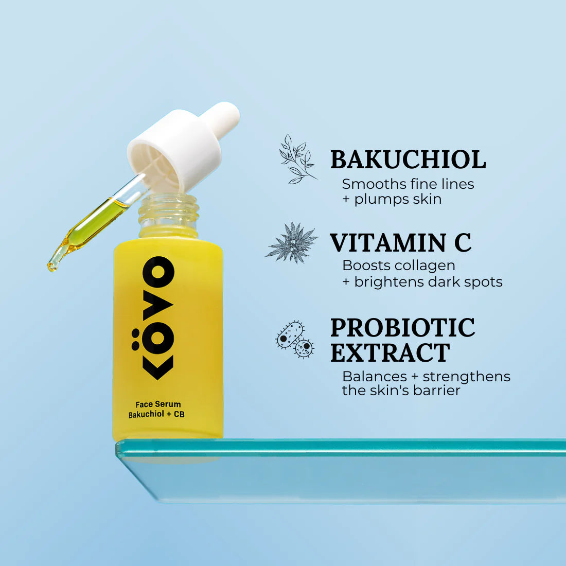 KOVO Essentials Bakuchiol Face Serum11