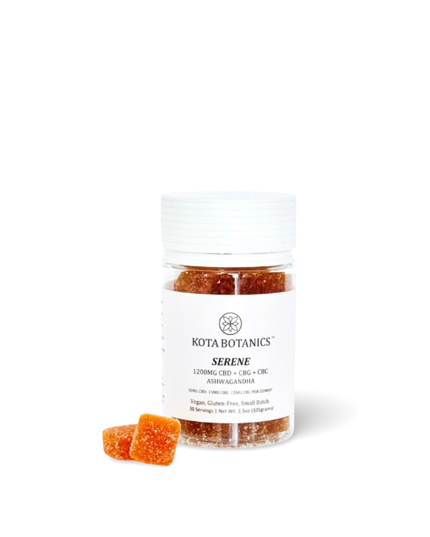 宁静的 CBD CBG 软糖 (750 毫克)