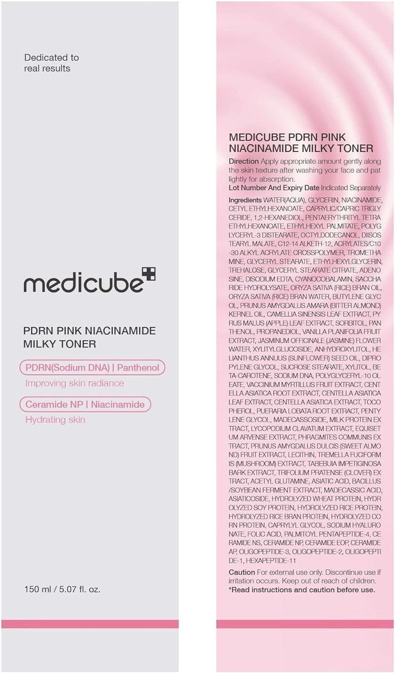 Medicube PDRN Niacinamide Pink Milky Toner