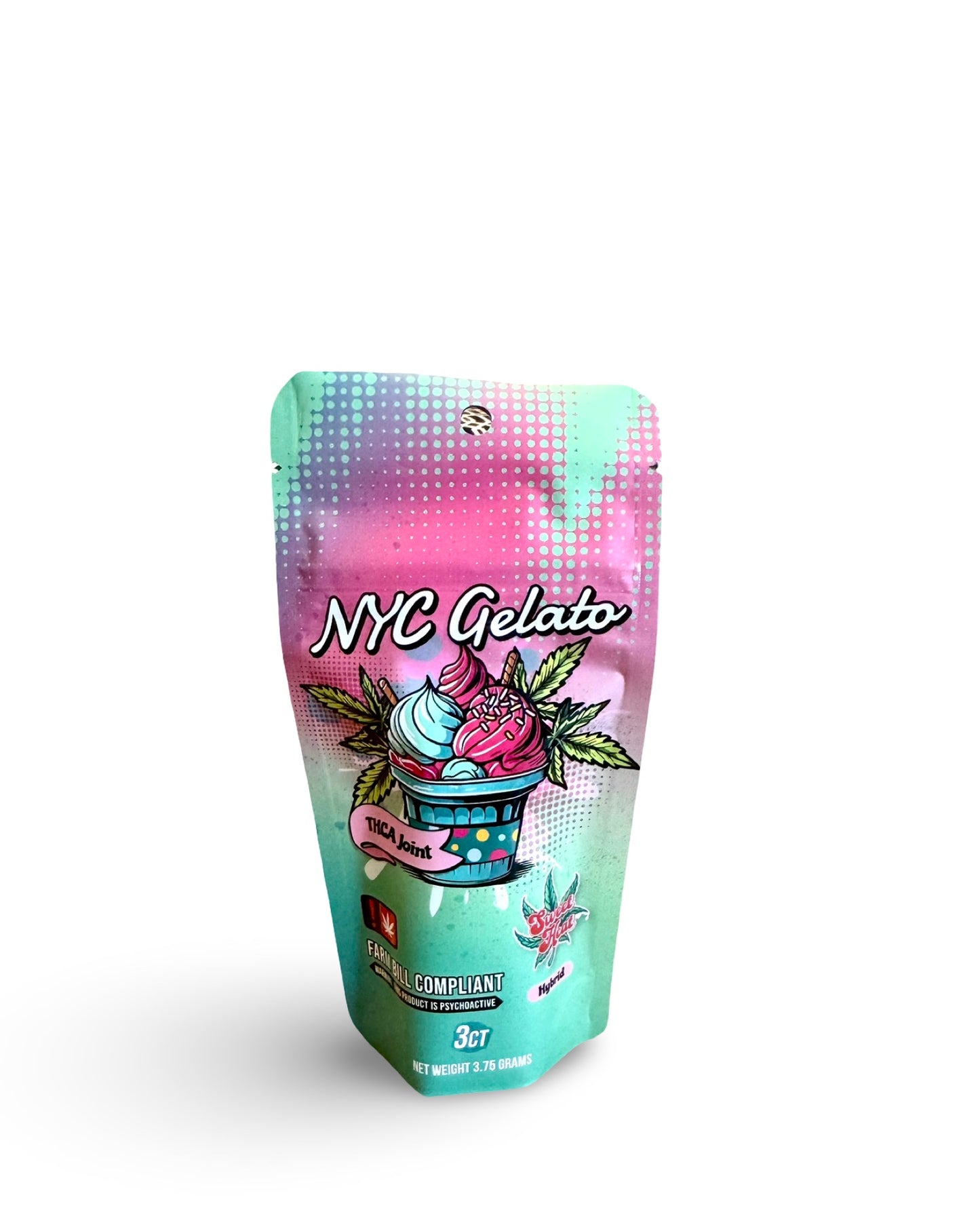 Sweet Heat Hybrid Pre-rolls | NYC Gelato (3 ct)