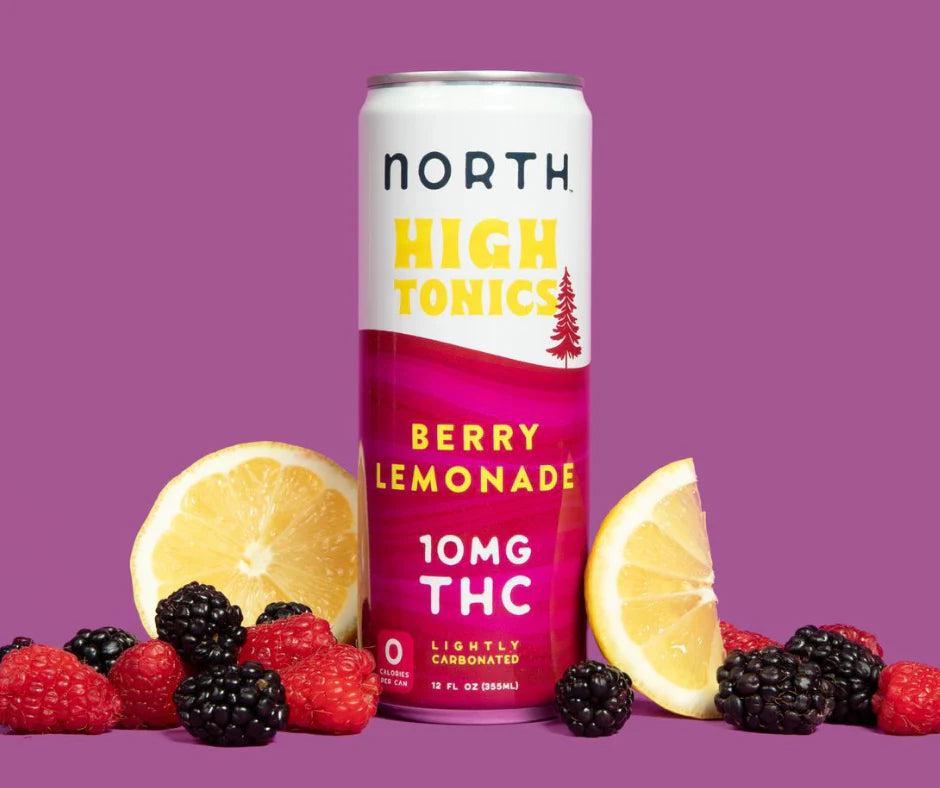 NORTH 10mg D9 THC High Tonic | Berry Lemonade