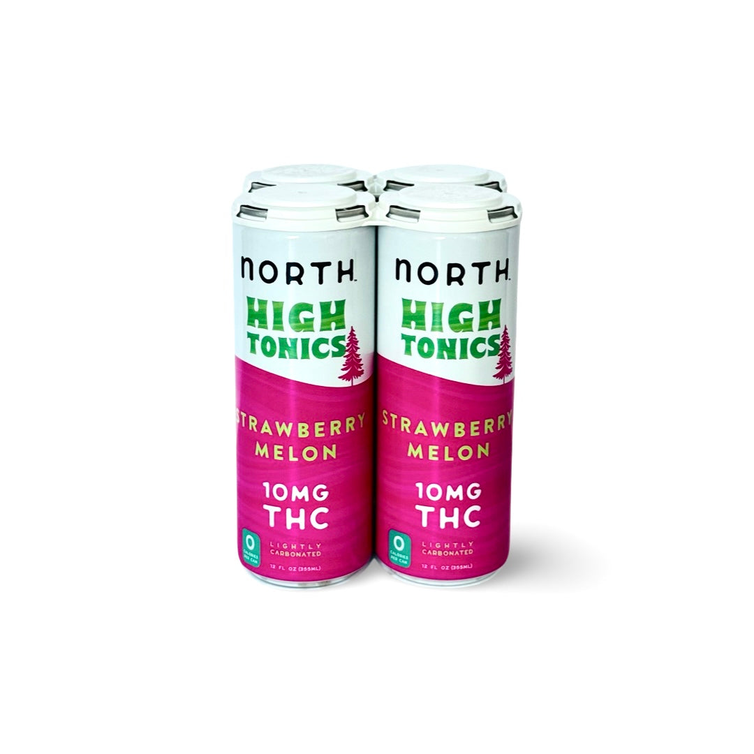 NORTH 10mg D9 THC High Tonic | Strawberry Melon