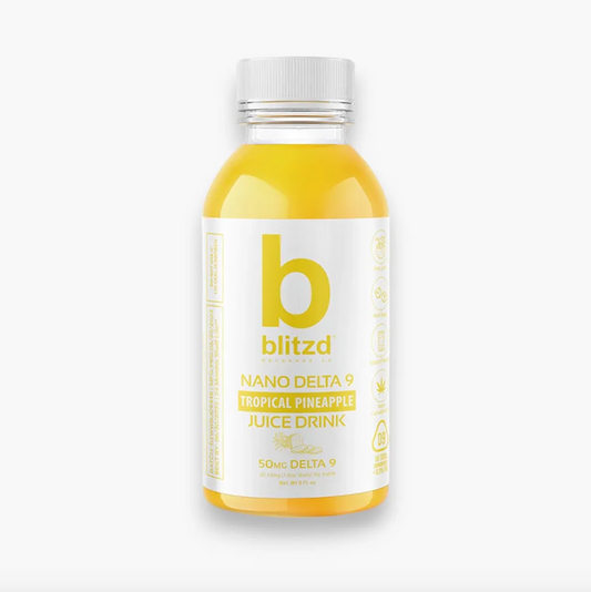 Blitzd 50mg Nano Delta 9 THC Juice | Tropical Pineapple