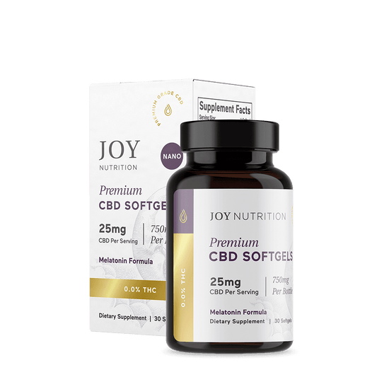 Joy Organics CBD CBN Melatonin Softgels