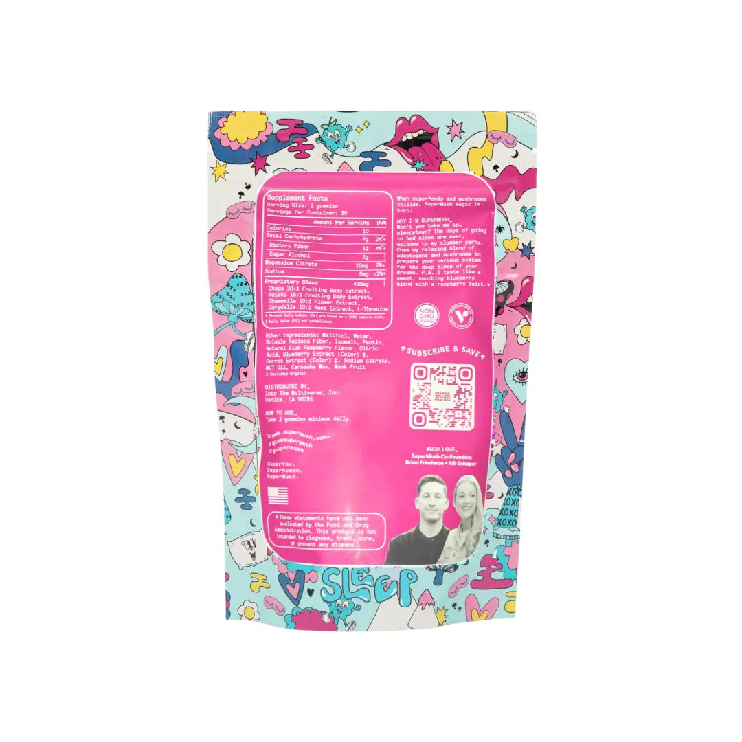 SuperMush Daily Sleep Mushroom Gummies