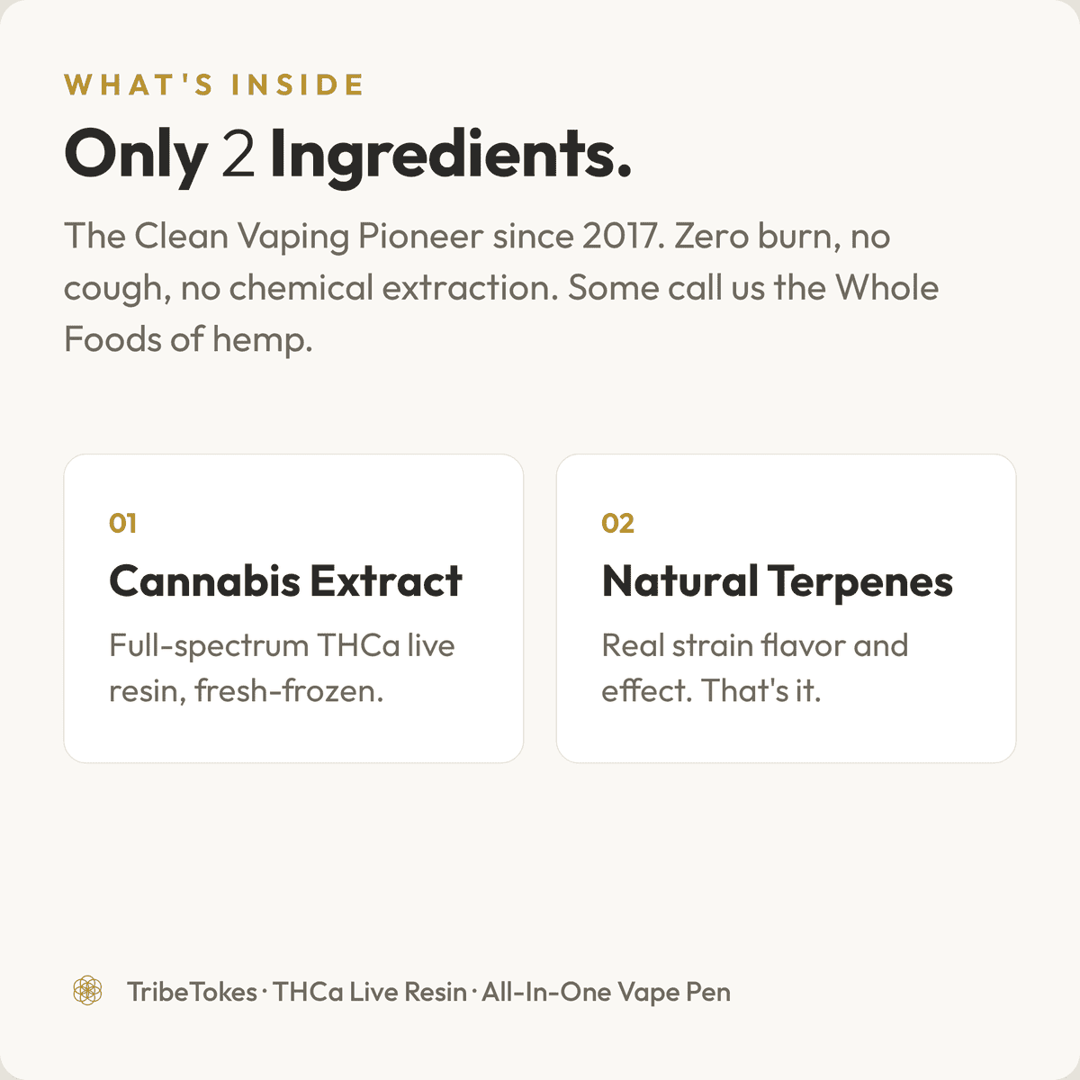 SAVE $20: Pick Any 2TribeTokes THCa Live Resin Disposable Vape Pen (1g)