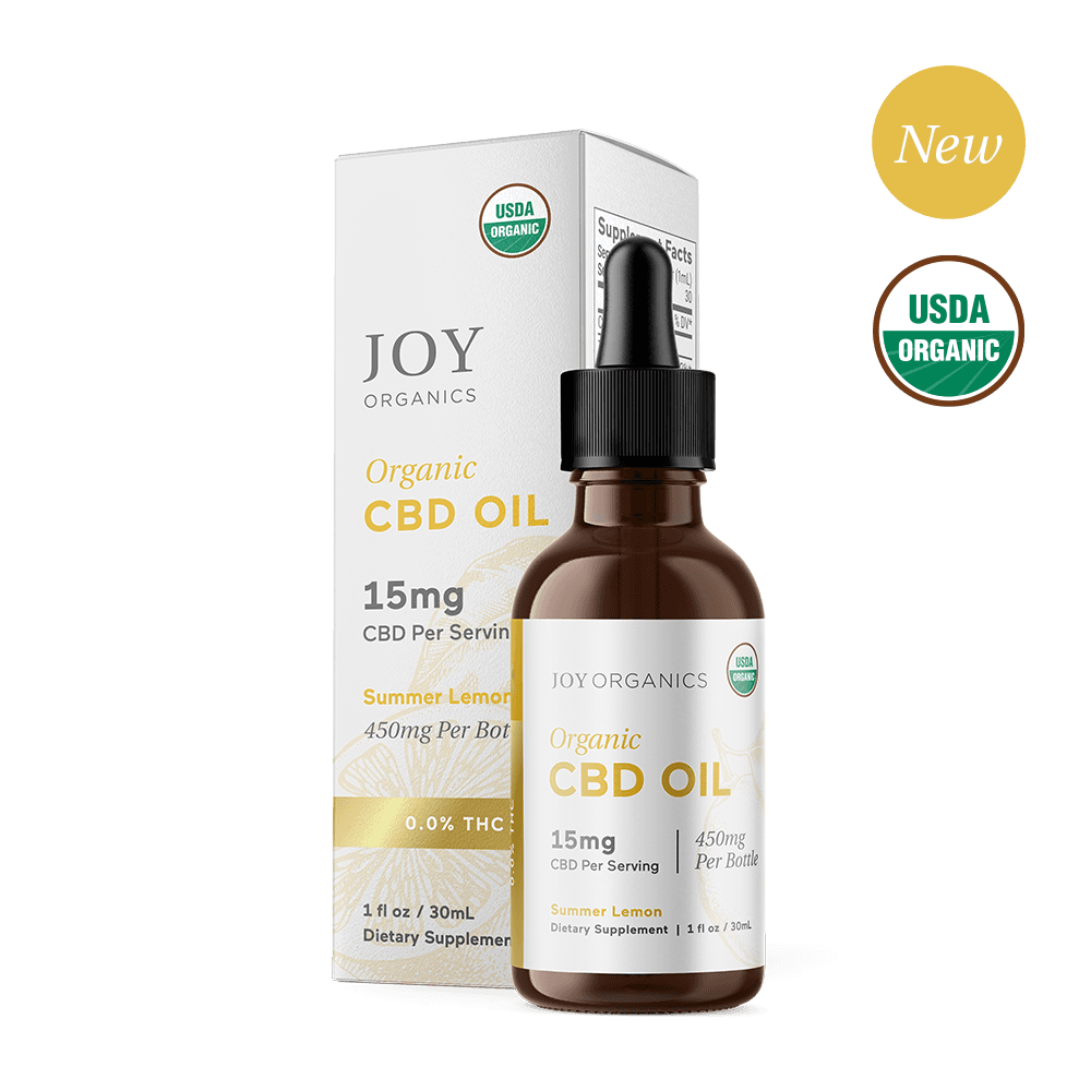 Joy Organics CBD Oil Tincture | Summer Lemon (450mg)