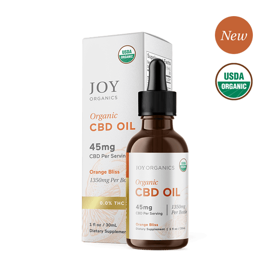 Joy Organics CBD Oil Tincture | Orange Bliss (1350mg)