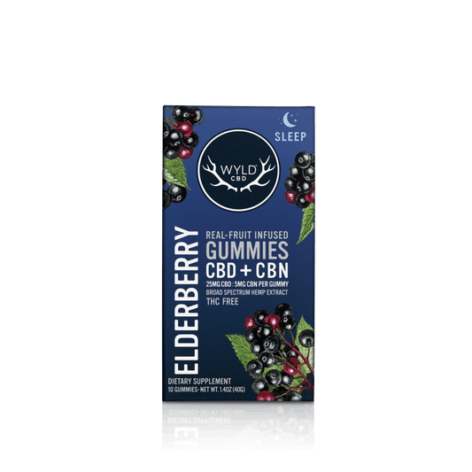 WYLD Elderberry CBD CBN Gummies