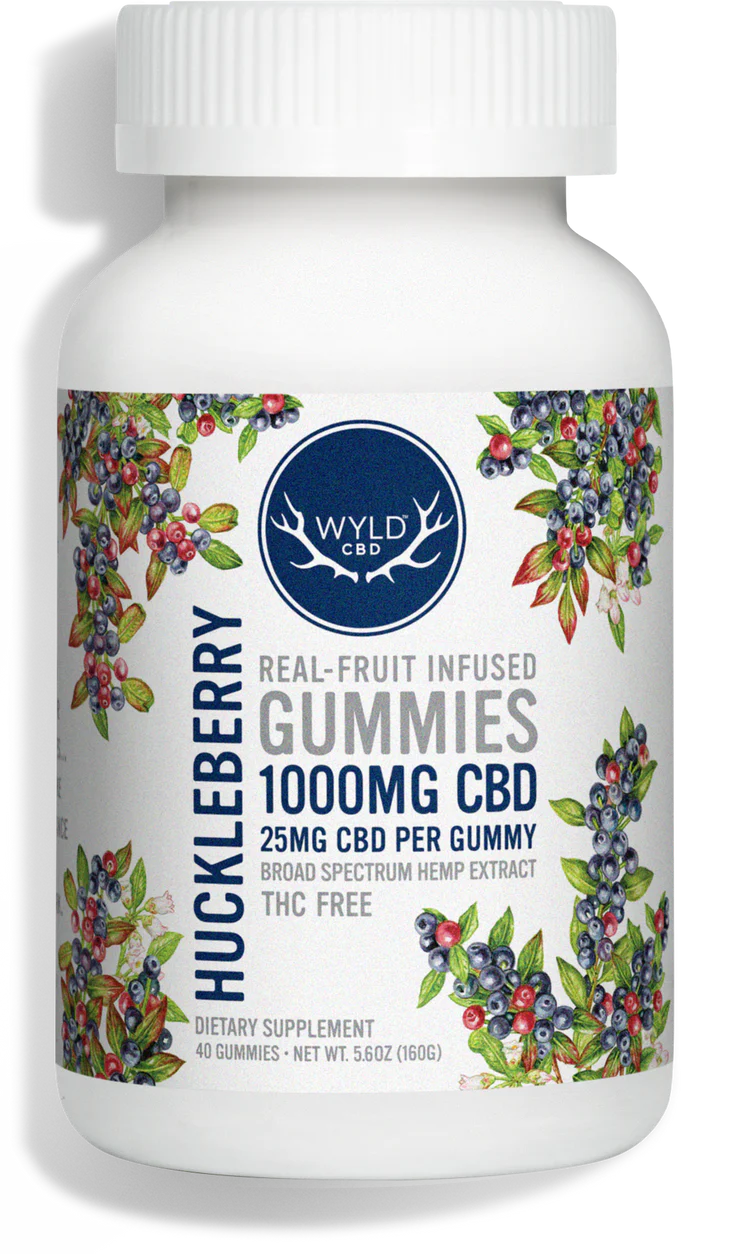 WYLD Huckleberry CBD Gummies