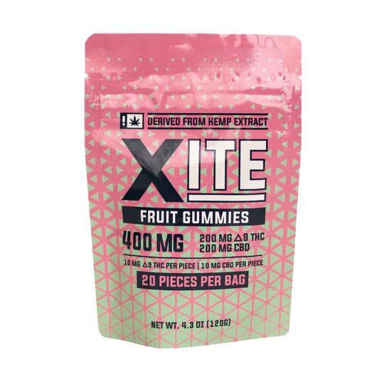 XITE D9 THC Fruit Gummies (400mg)