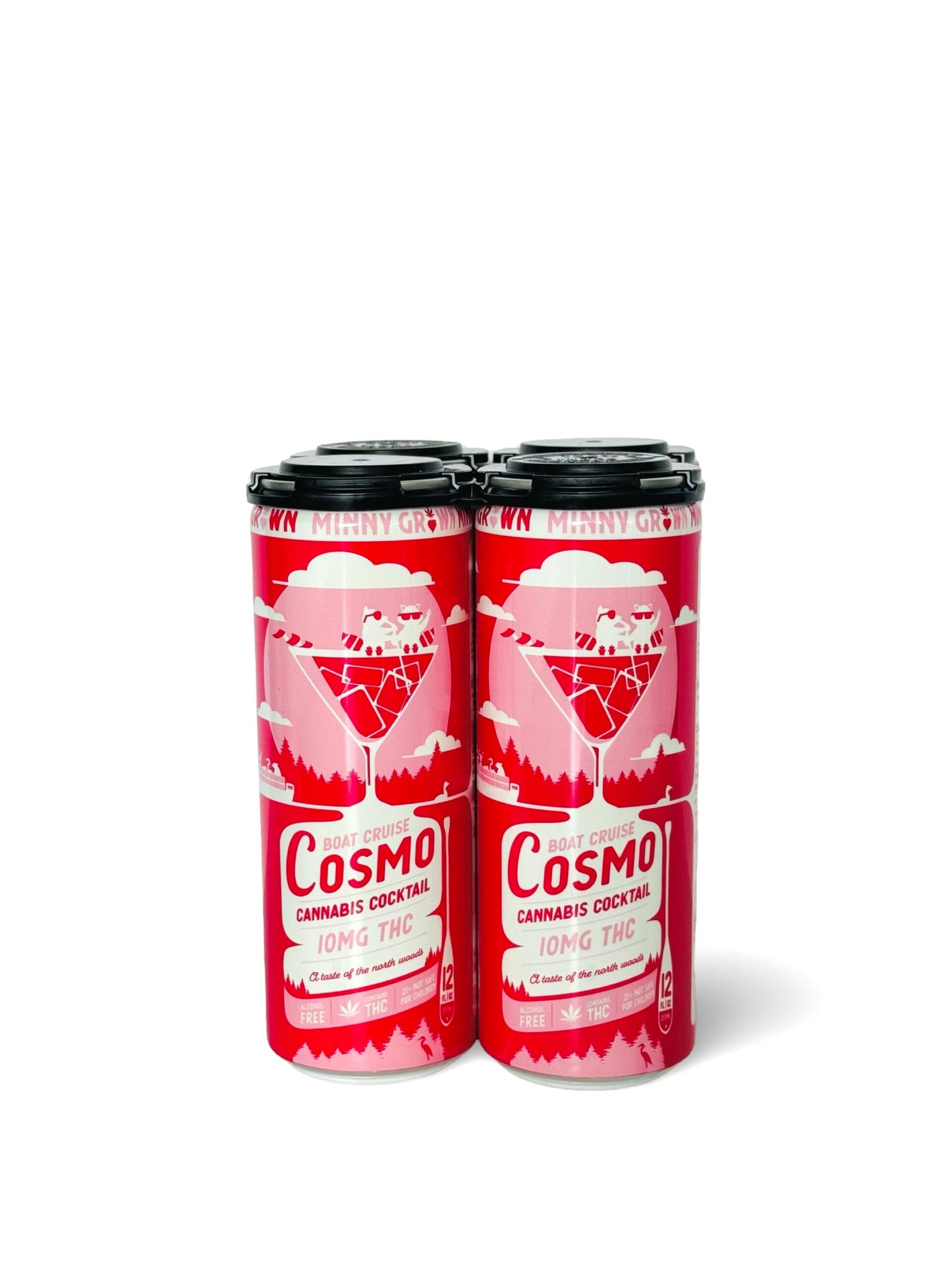 Minny Grown D9 THC Cocktail | Cruise Cosmo (4 pack) image 0