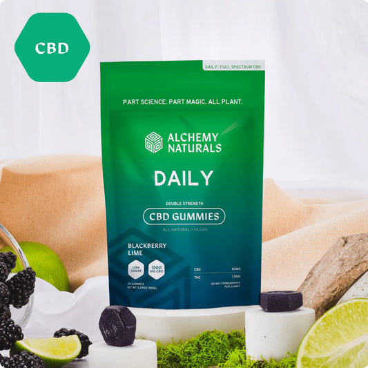 Alchemy Naturals CBD Gummies | Daily (1500mg)