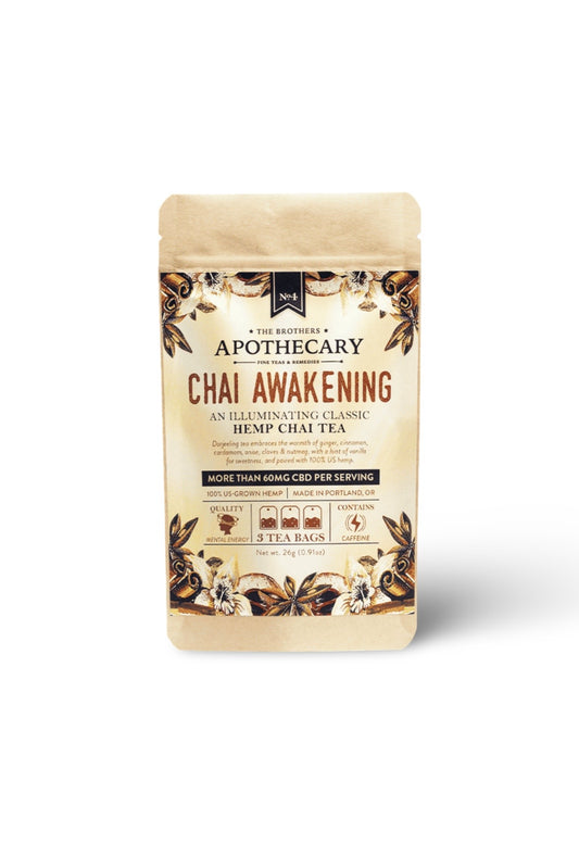 The Brothers Apothecary CBD Tea | Chai Awakening (3-pack) image 0