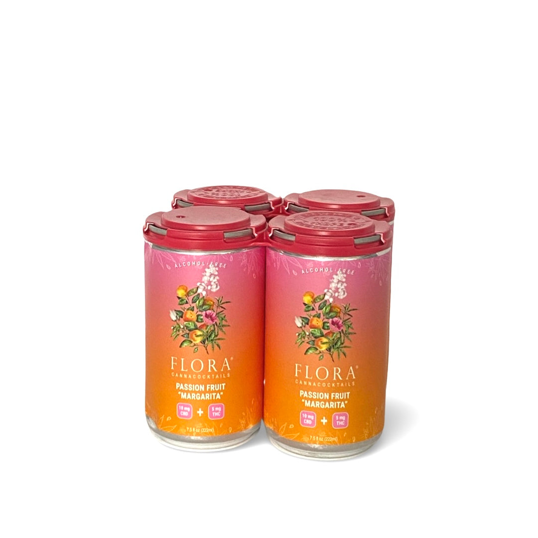 Flora D9 Canna Cocktail | Passion Fruit "Margarita" (4 pack) image 0