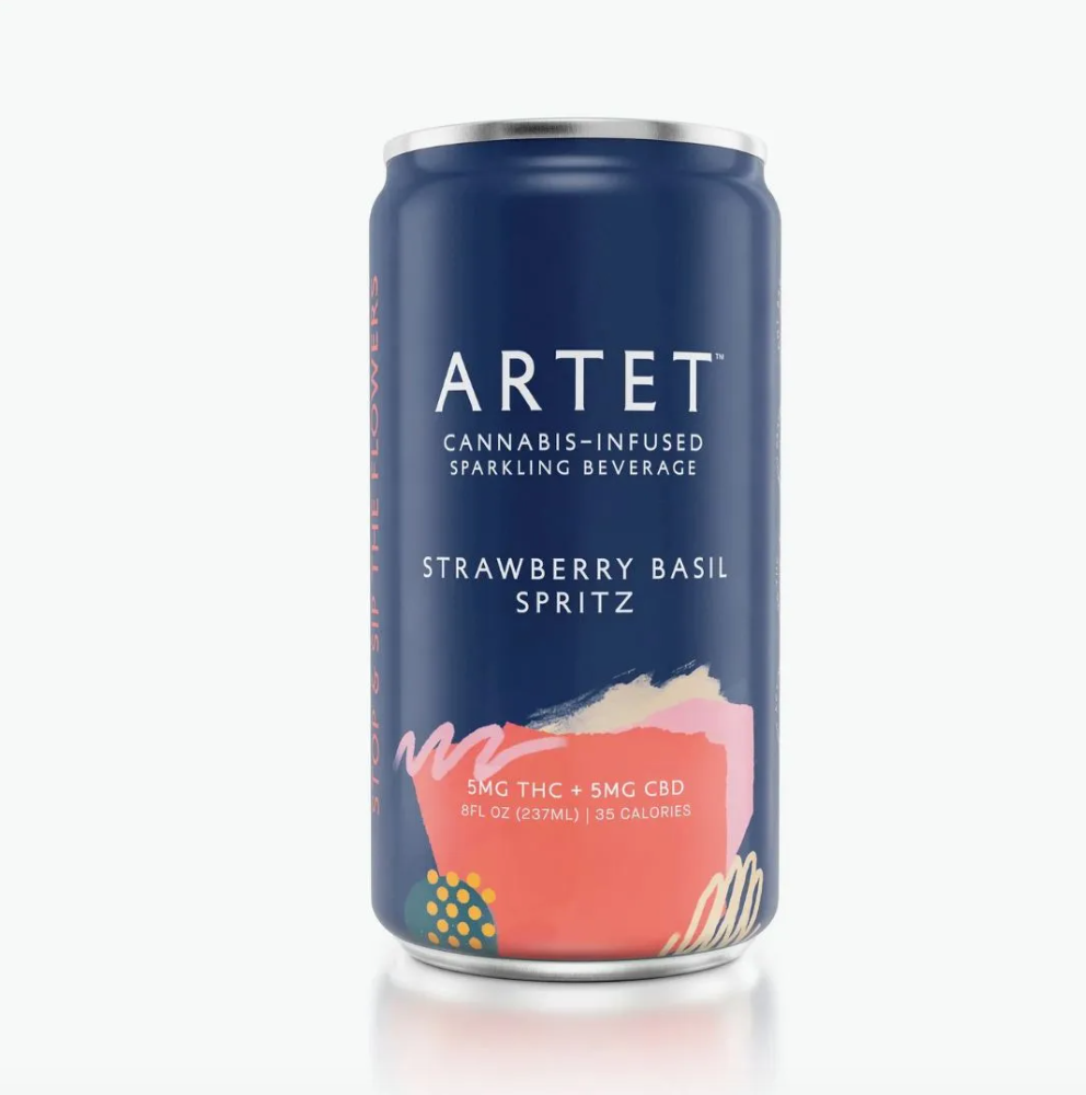 Artet THC Spritz | Strawberry Basil image 0