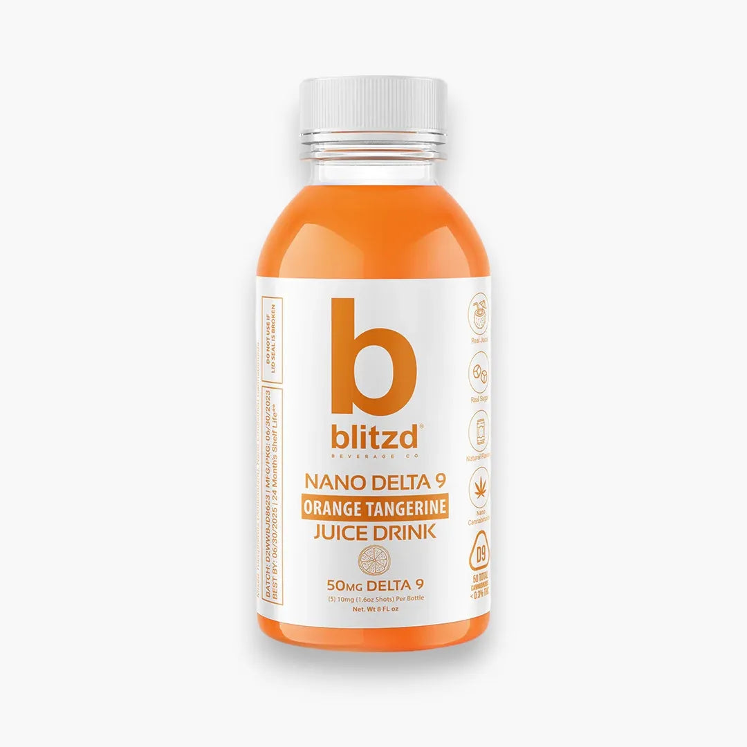 Blitzd 50mg Nano Delta 9 THC Juice | Orange Tangerine