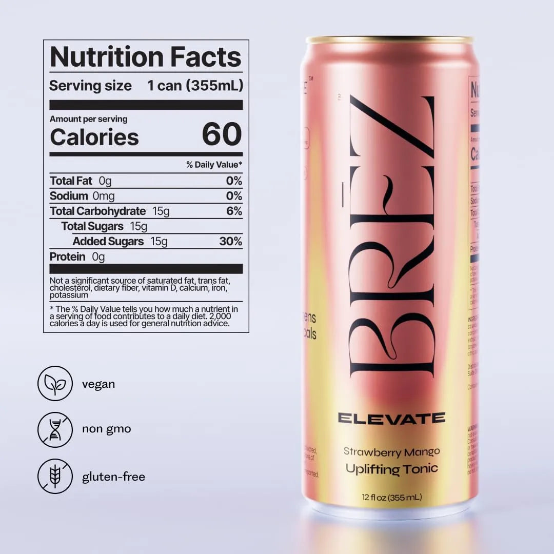 BRĒZ Elevate Adaptogens Infused Drink (12oz)