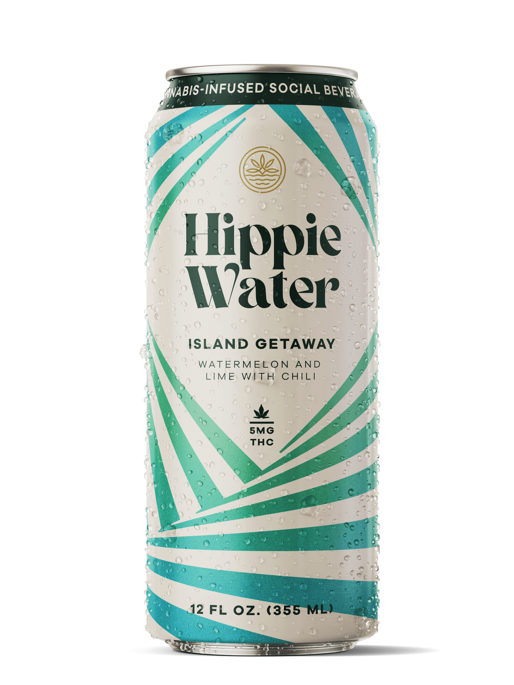 Hippie Water Delta 9 THC Seltzer | Island Getaway (Single Can) image 0