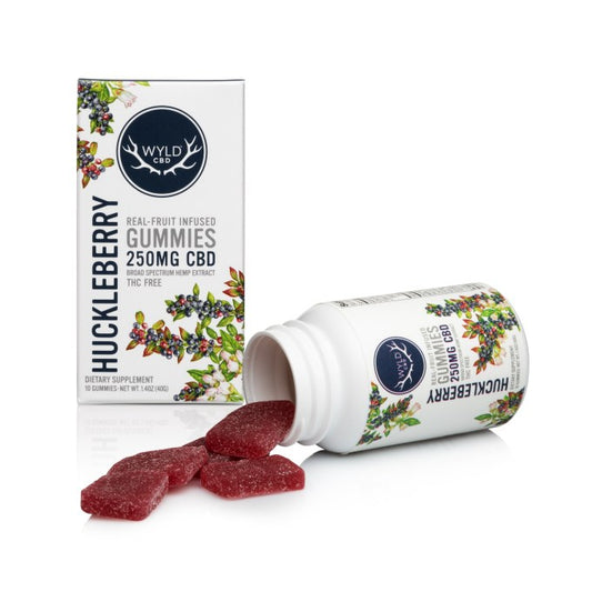 WYLD CBD Huckleberry Gummies (250mg) image 0
