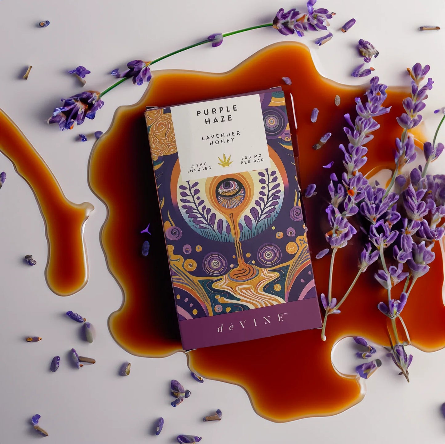 deVINE Cannabis Confections Chocolate Bar | Purple Haze (300mg)