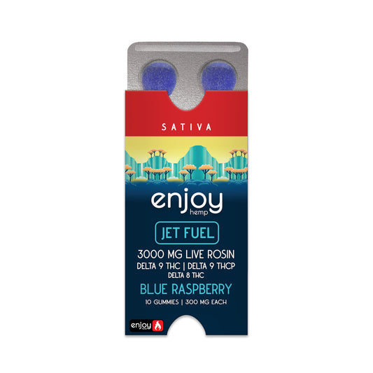 Enjoy Hemp 3000mg Live Rosin THC Gummies | Jet Fuel