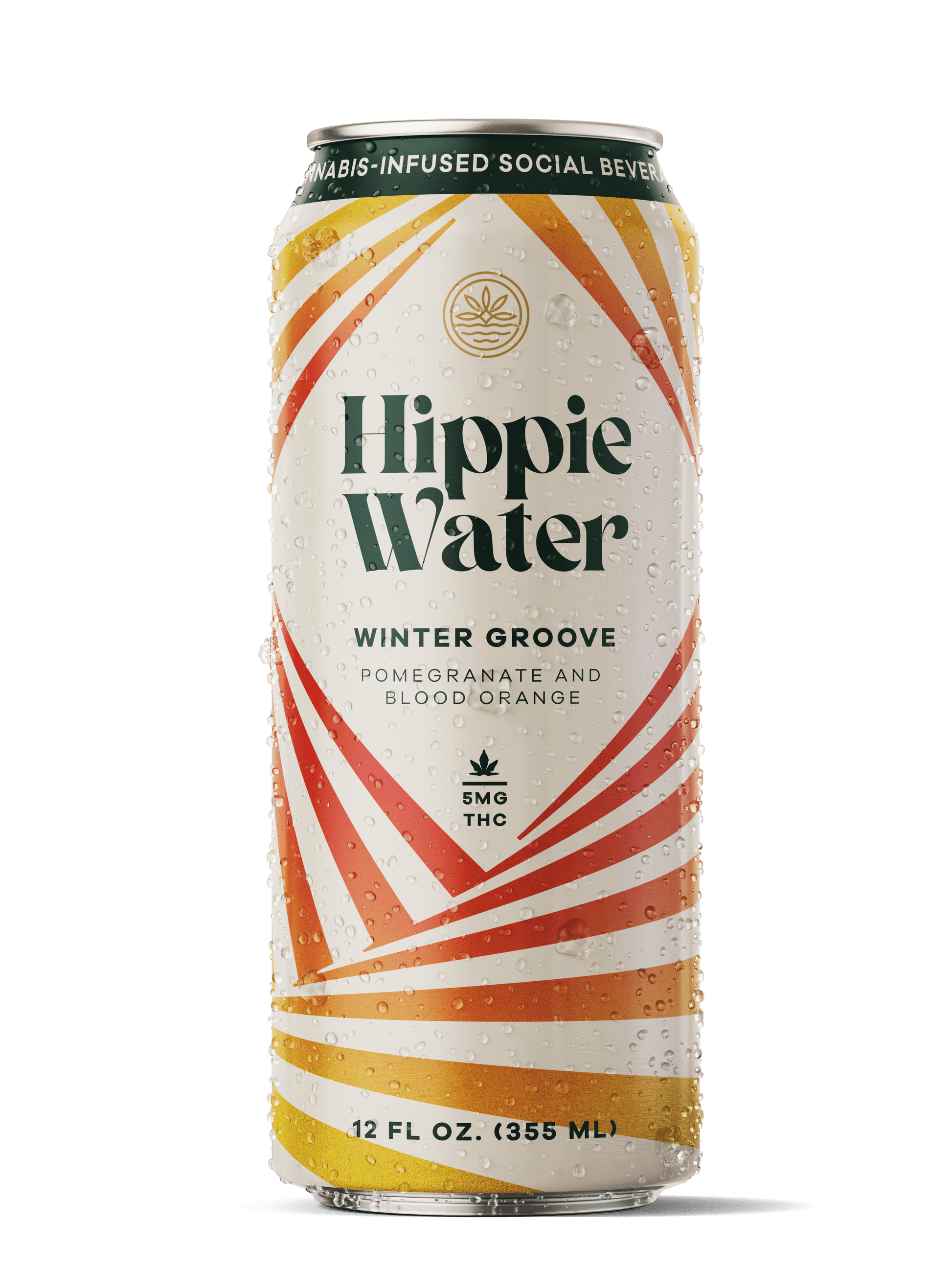 Hippie Water Delta 9 THC Seltzer | Winter Grove (Single Can) image 0