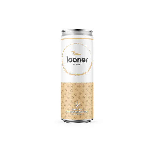 Looner D9 10mg THC Soda | Creme Soda (4-pk) image 0