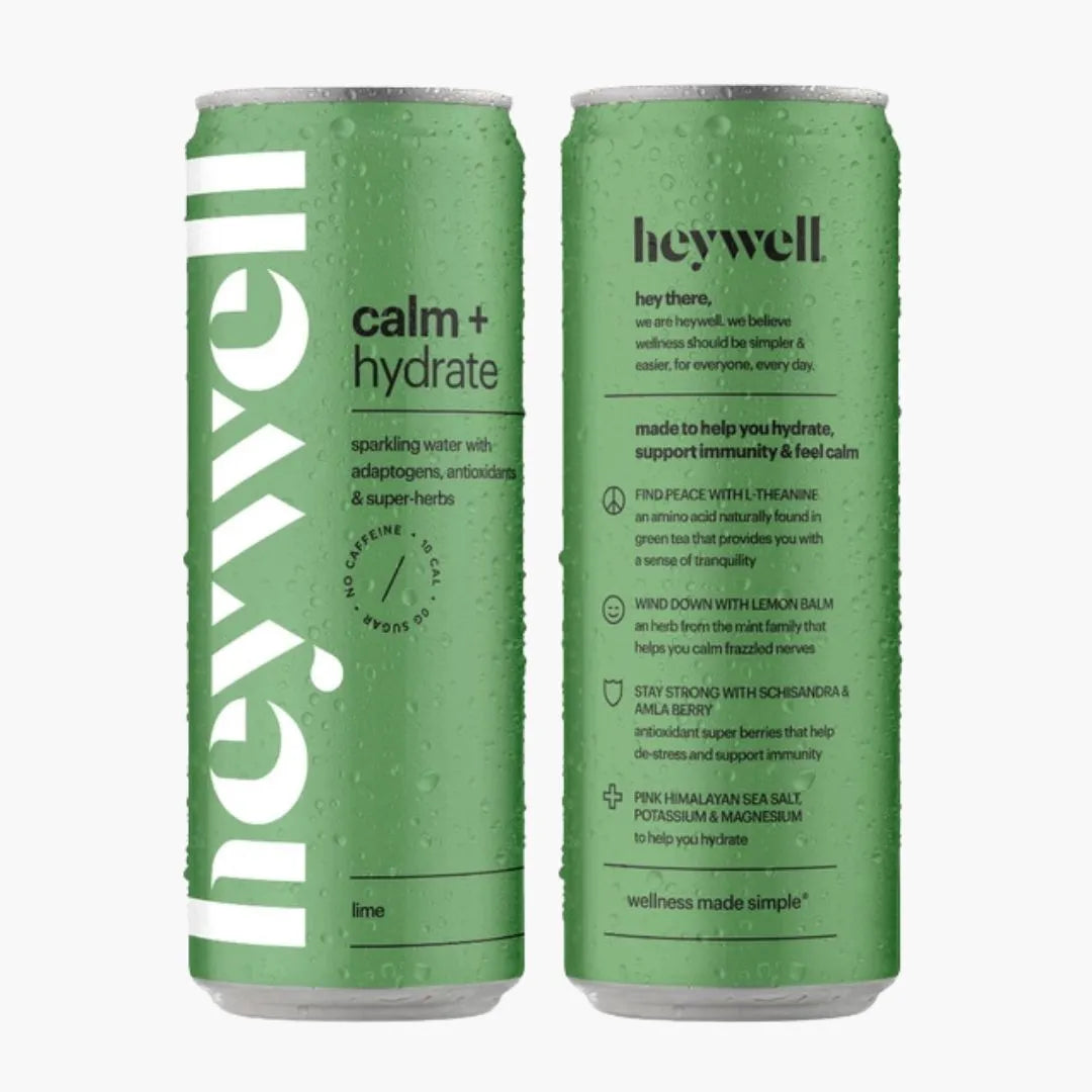 Heywell Calm + Hydrate Sparkling Lime Water